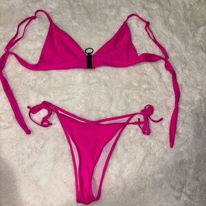 Pink bikini